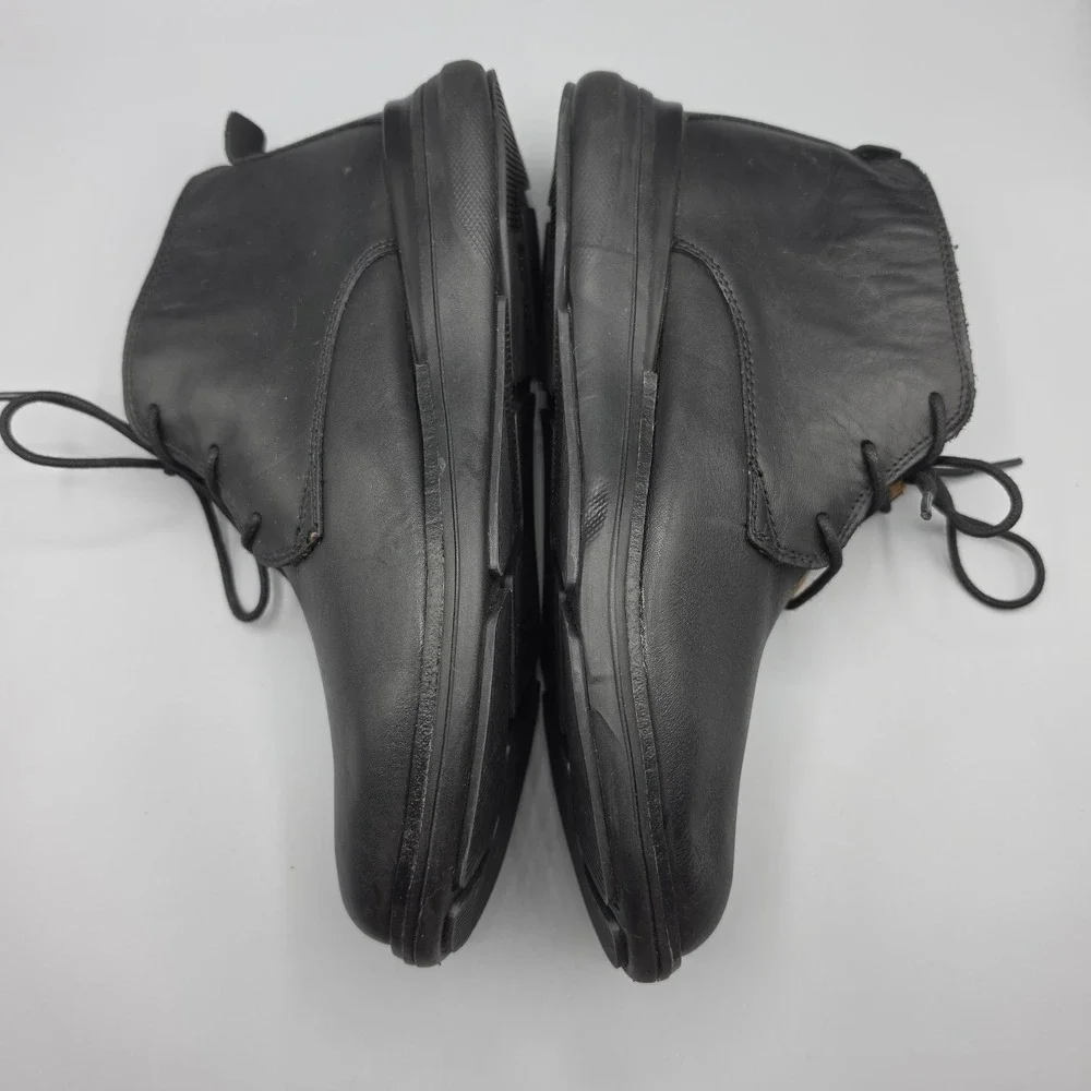 Kuru Aalto Chukka Boots Mens 8 Black Leather Comfort Supportive
